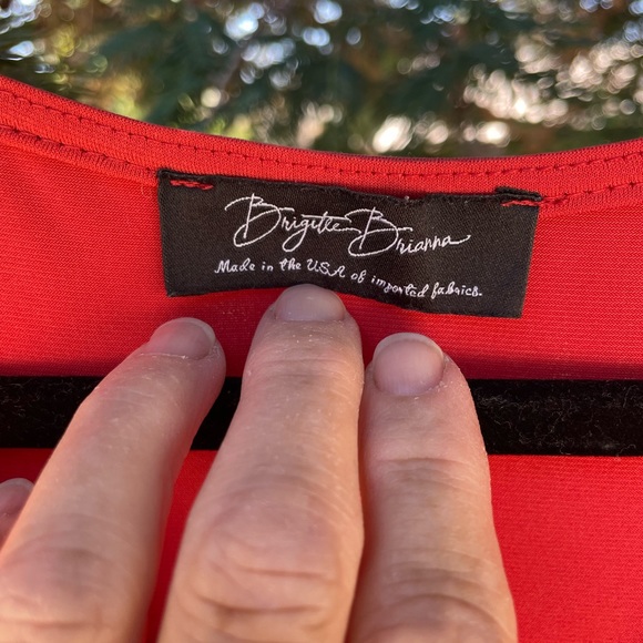 Brigette Brianna V-Neck Maxi Modest Dress - Picture 3 of 3